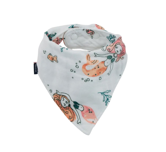 Mermaid bandana bib