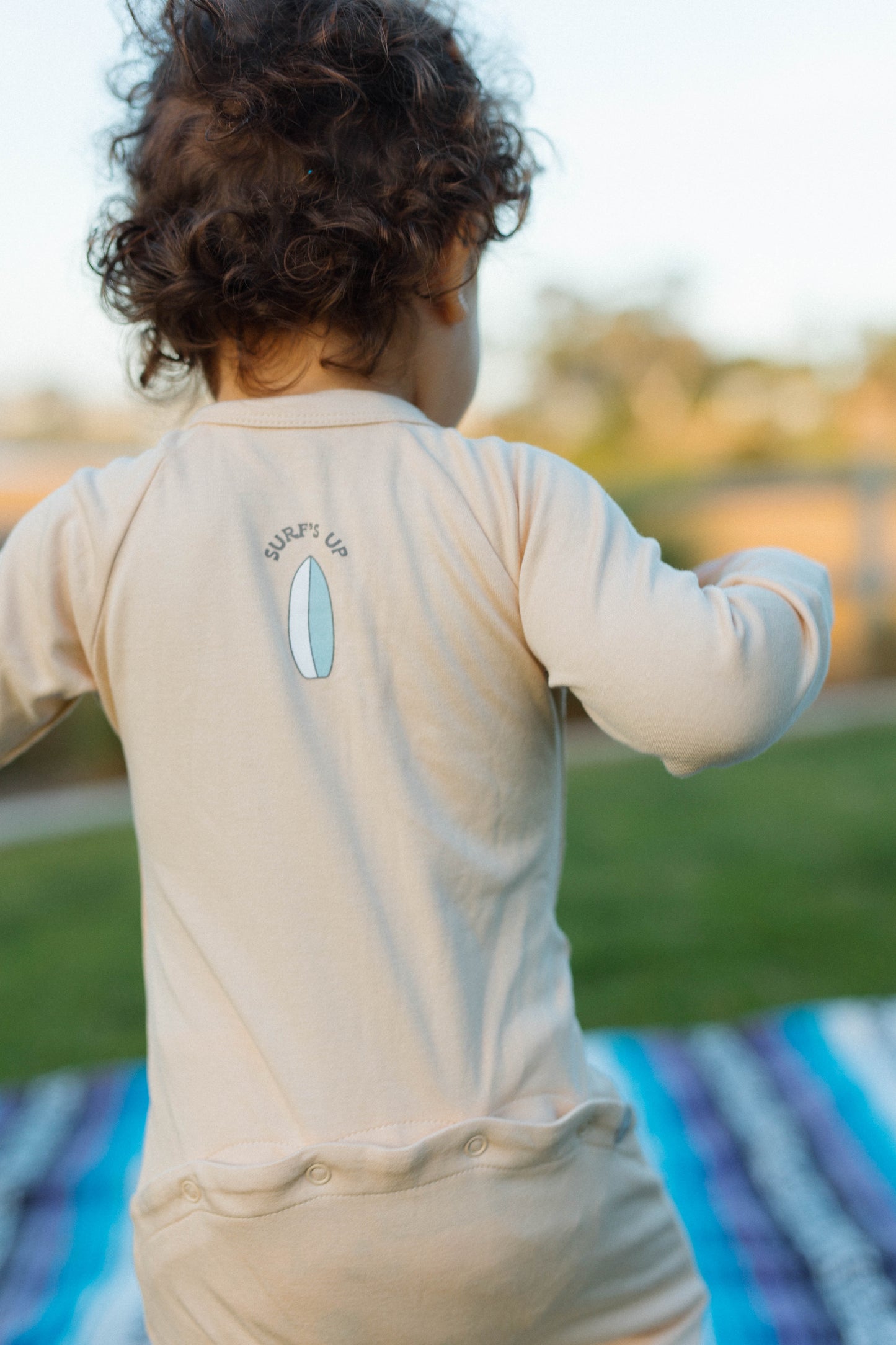 Surf’s Up Long Sleeve Onesie