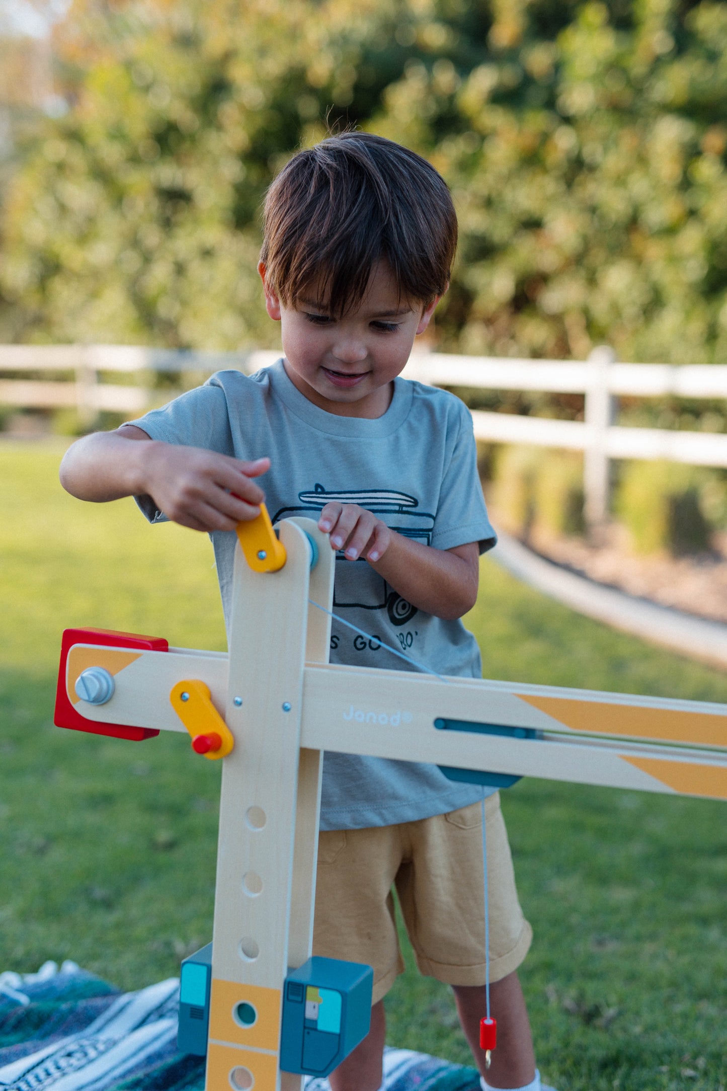 Wooden Crane