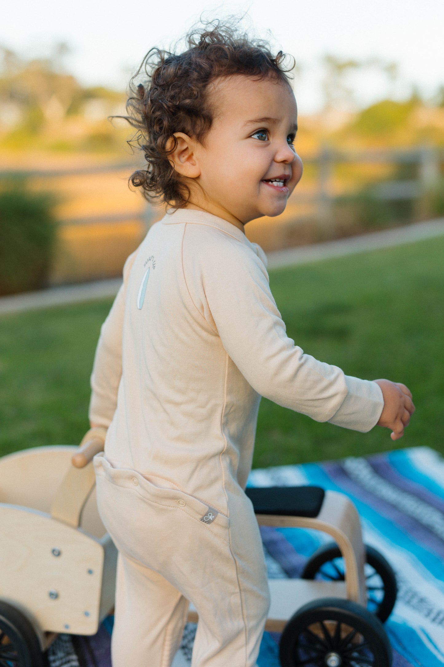 Surf’s Up Long Sleeve Onesie