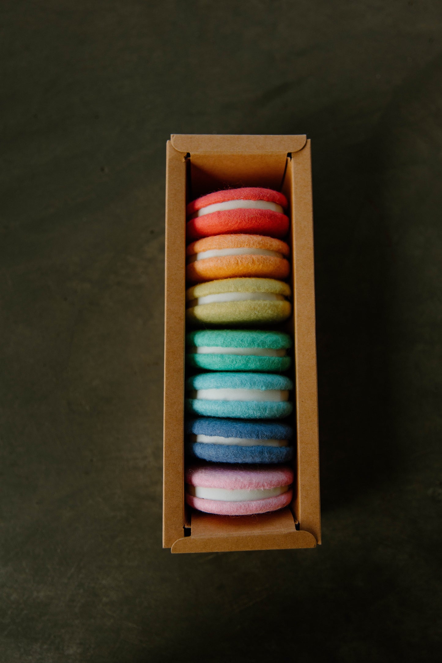 Macarons Felt food