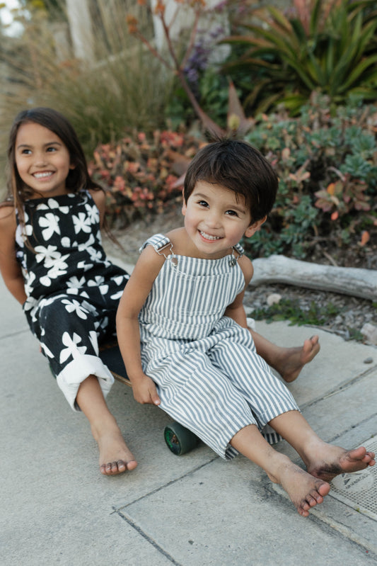 Sloane Pinstripe Overalls