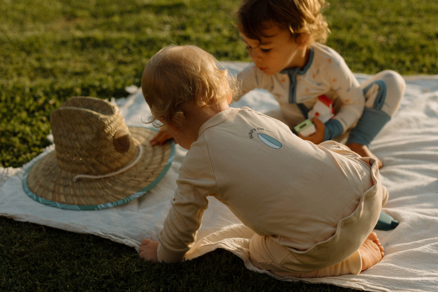 Surf’s Up Long Sleeve Onesie